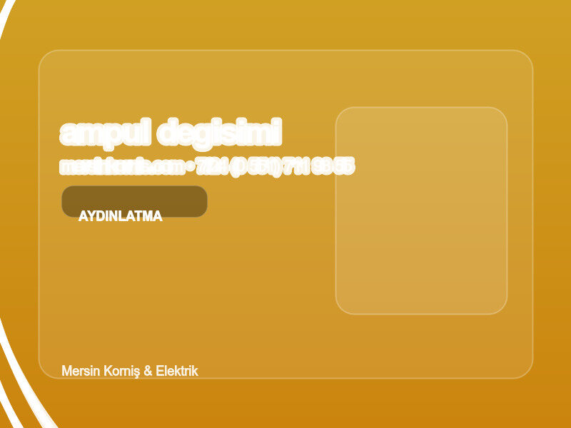 (0538 495 97 96 | Ampul Değişimi Nasıl Yapılır? | Profesyonel Rehber