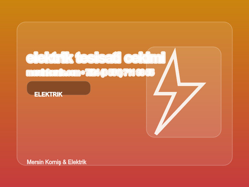 (0538 495 97 96 | Elektrik Tesisatı Çekimi Nasıl Yapılır? | Profesyonel Rehber