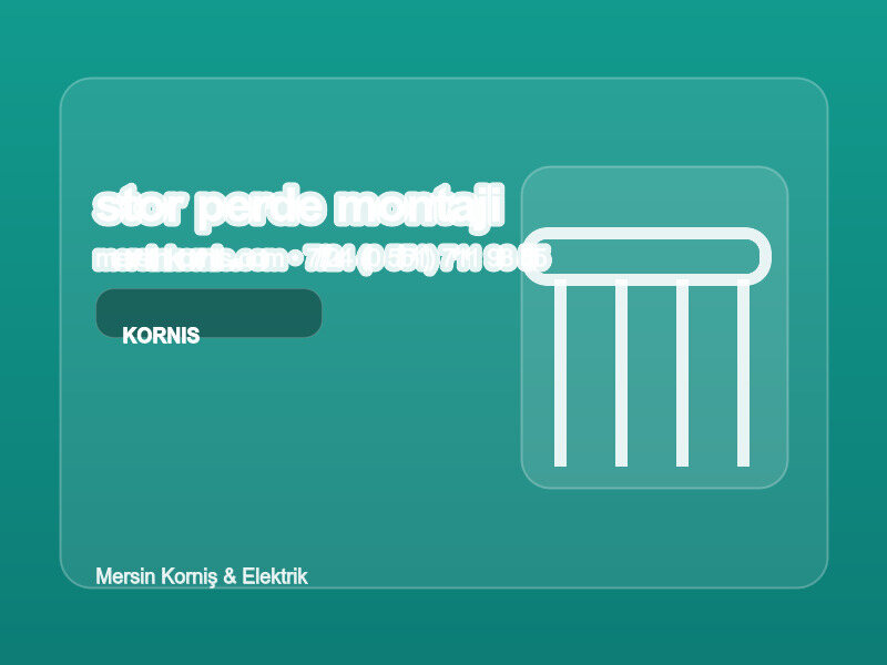 (0538 495 97 96 | Stor Perde Montajı Mersin | Profesyonel Rehber