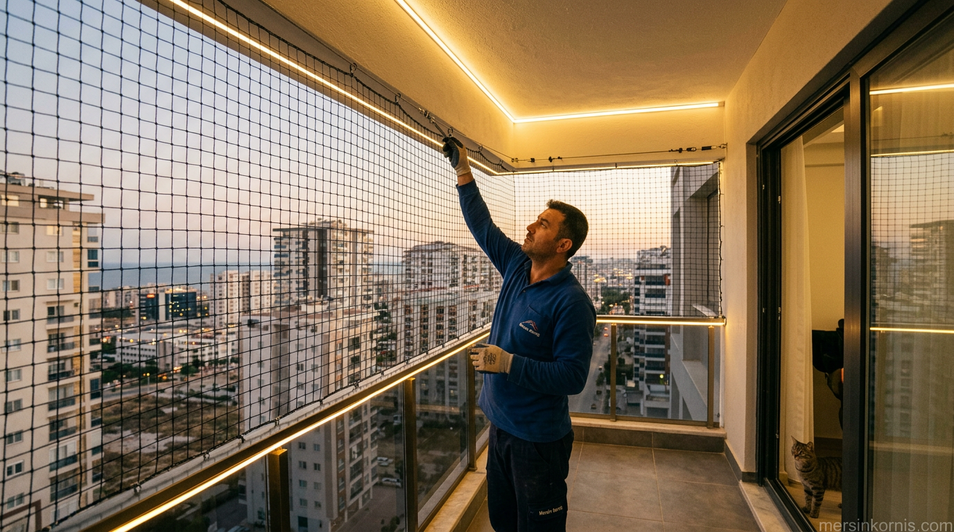 (0538 495 97 96 | Kedi Filesi Montajı ve Balkon Aydınlatma