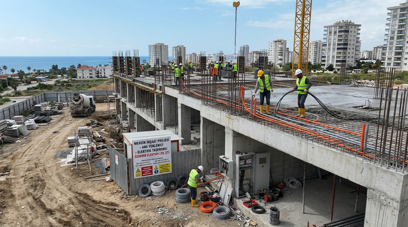 (0538 495 97 96 | Mersin İnşaat Elektriği Taşeronu